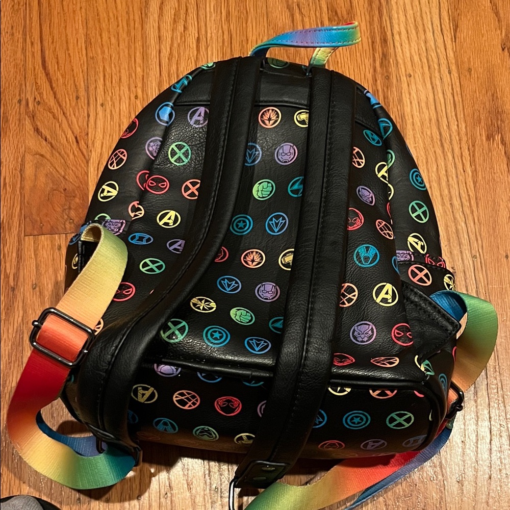Marvel Loungefly Backpack Rainbow - image 3
